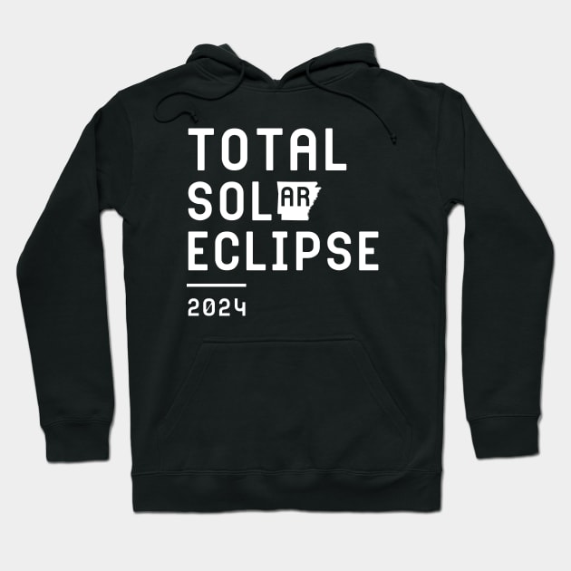 Total Solar Eclipse Arkansas Hoodie by Relaxed Creative